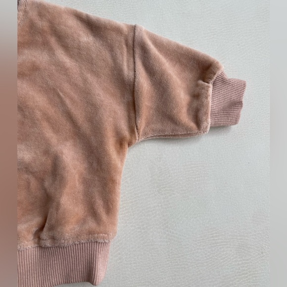 Quincy Mae Velour Sweatshirt 0-3months - Picture 7 of 16
